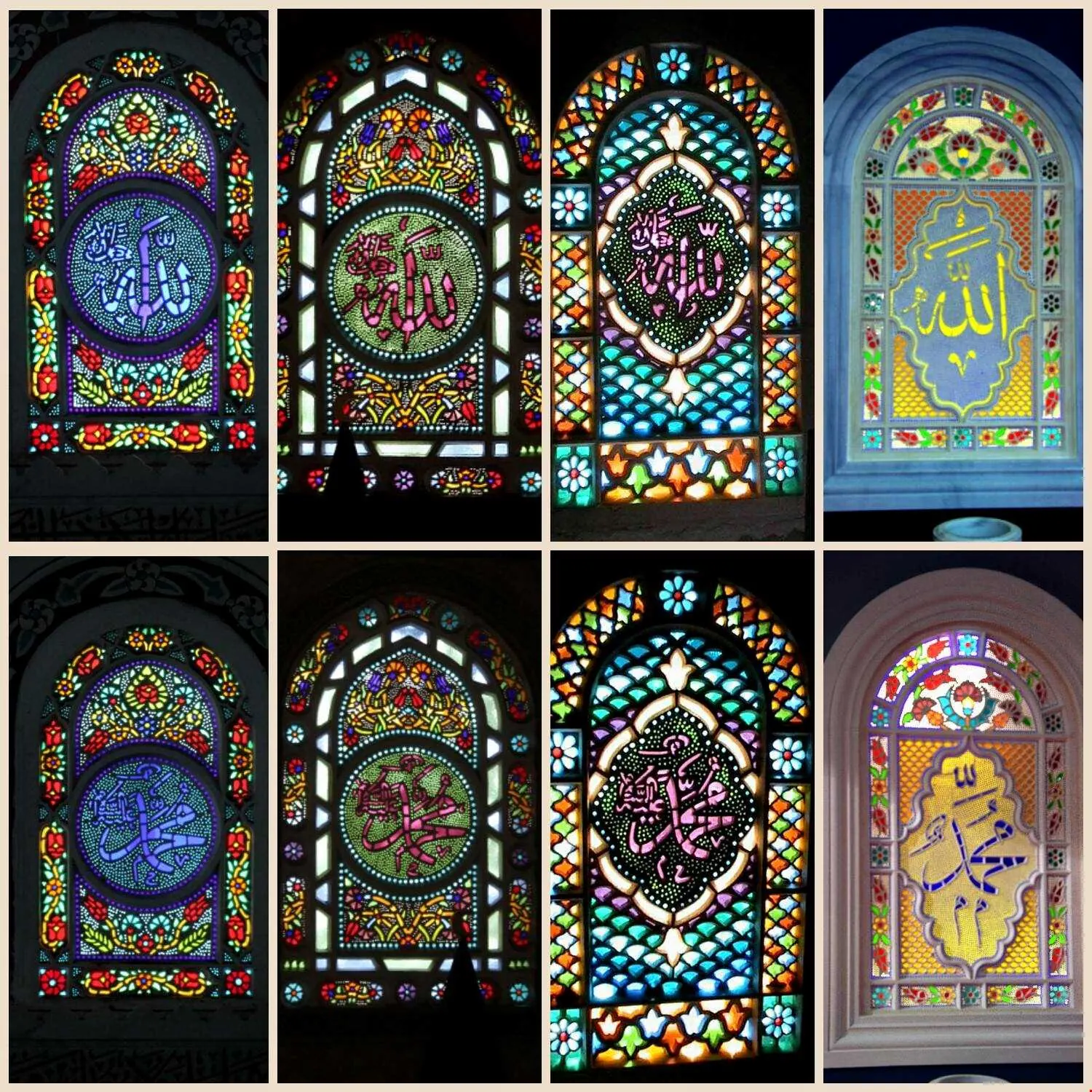 Alçı Vitray Pencere modeli